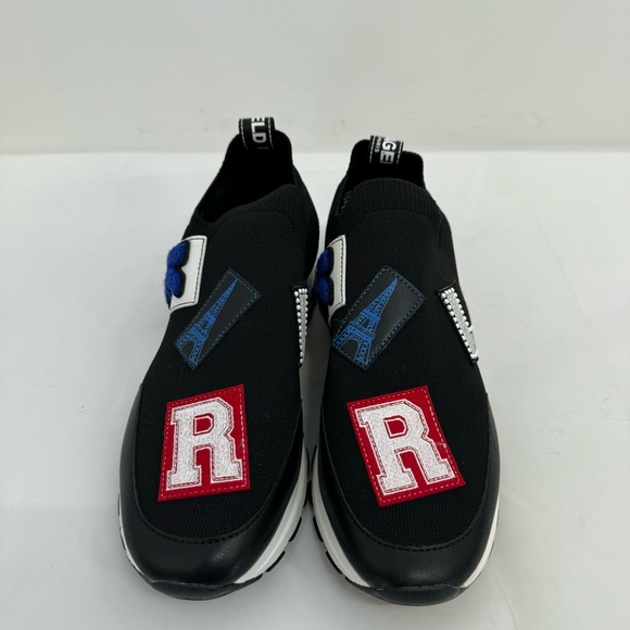 NWOB KARL LAGERFELD PARIS Women Meadow Graphic Slip-On Sneakers Size 9.5 - Picture 5 of 9